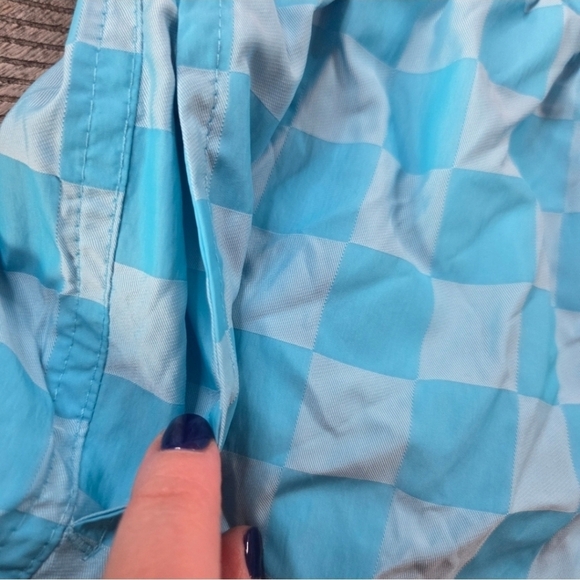 Nike Mens Blue Checkered Woven Shorts FN3098-447 Medium New Athletic Gym Workout - Picture 3 of 9